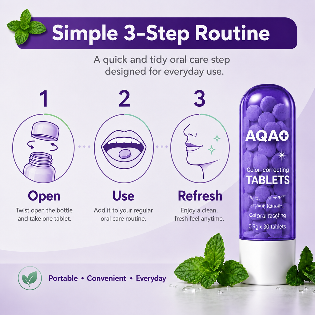 AQA®Teeth Color Correcting Tablets